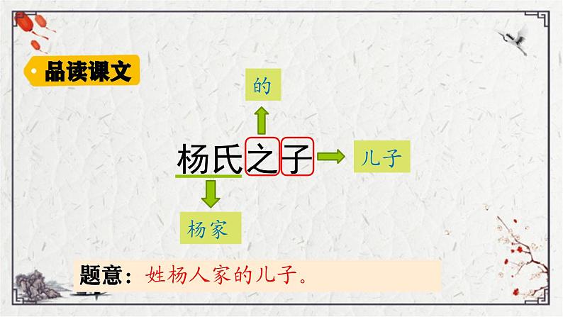 人教版五年级下册第八单元21课杨氏之子视频07