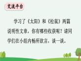 《交流平台与初试身手 《太阳》《松鼠》》优质课件