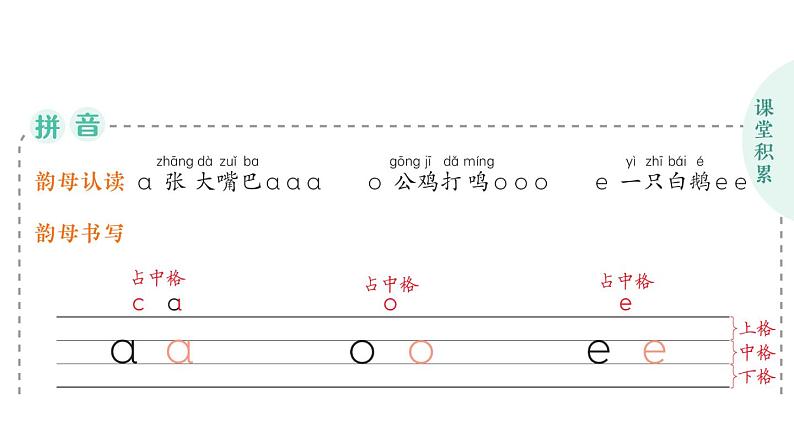 小学语文新部编版一年级上册第二单元作业课件（2024秋）第2页