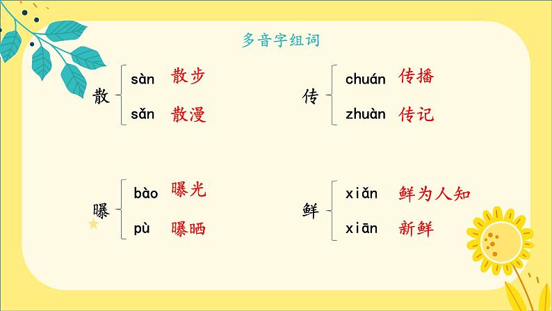 六上语文《第七单元复习》名师教学课件第5页