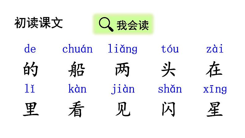 最新统编版语文一年级上册2小小的船【课件】第6页