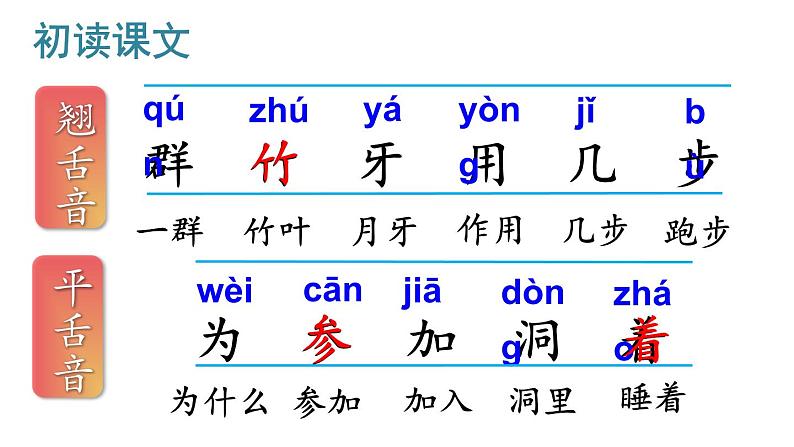 最新统编版语文一年级上册12雪地里的小画家【课件】第6页