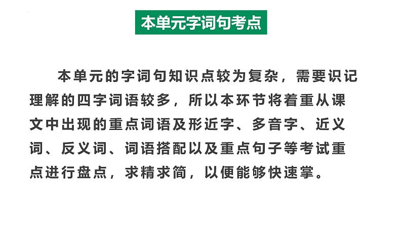 五年级语文上册 第四单元复习 （课件）2024-2025学年第一学期期中期末复习系列（统编版）第4页