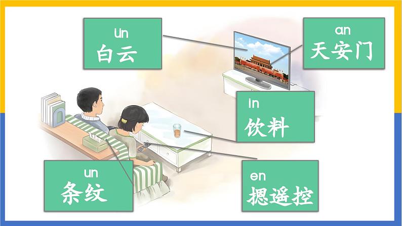 2024年秋一年级上册13 an en in un ün 课件第6页