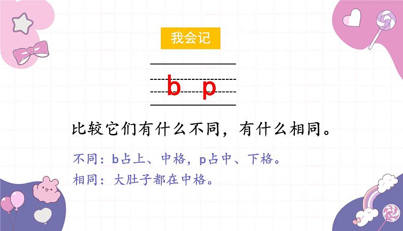 部编版（2024秋）语文一年级上册 3.bpmf课件08