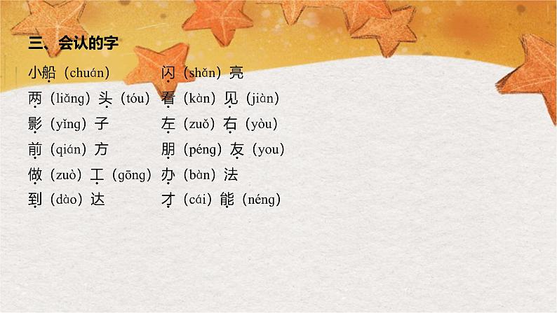 部编版（2024秋）语文一年级上册 第七单元 阅读-第7单元知识清单课件第3页