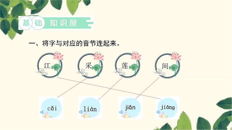 部编版（2024秋）语文一年级上册 2 江南课件第2页