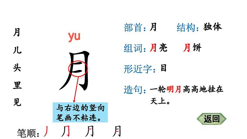 小学语文新部编版一年级上册第七单元《阅读》生字教学课件（2024秋）第3页