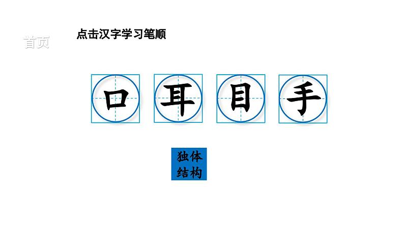 小学语文新部编版一年级上册第一单元《识字》生字教学课件（2024秋）第8页