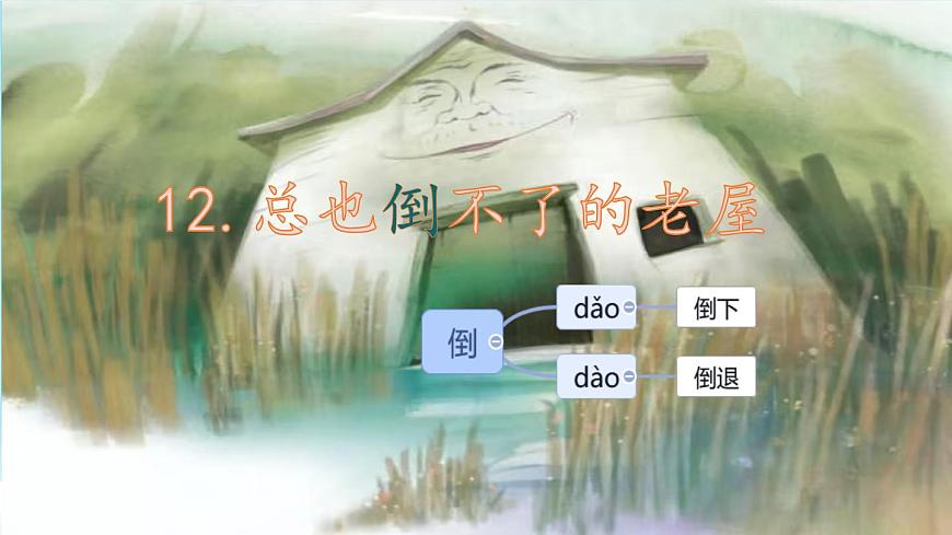 统编版语文三年级上册第12课《总也倒不了的老屋》课件第2页