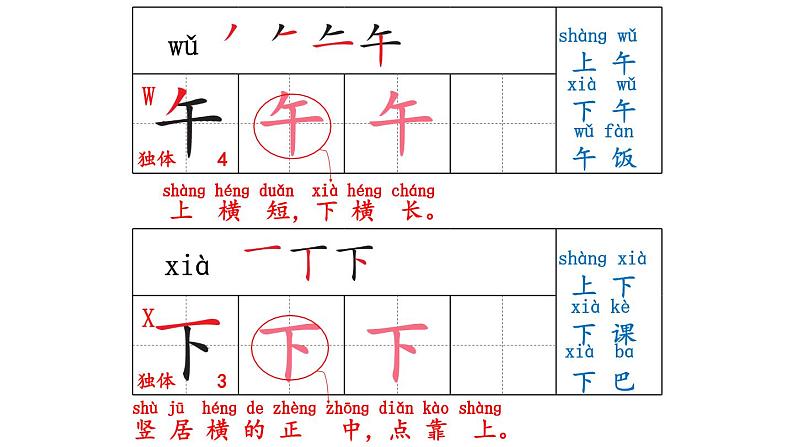 小学语文新部编版一年级上册第三单元《语文园地三》教材习题答案（2024秋）课件PPT05