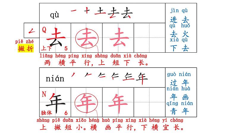 小学语文新部编版一年级上册第四单元《语文园地四》教材习题答案（2024秋）课件PPT第7页