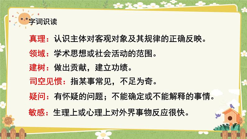 统编版语文六年级下册 15 真理诞生于一百个问号之后课件第8页