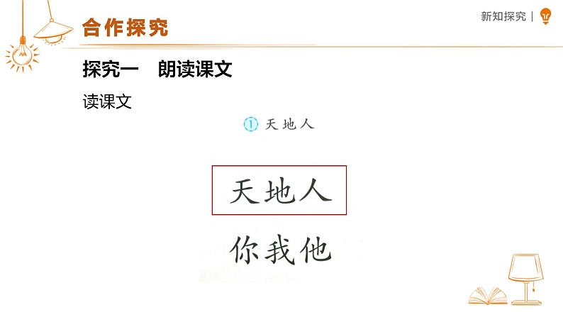 识字 1 天地人  课件 小学语文统编版一年级上册第3页