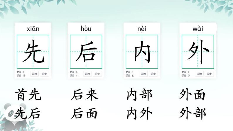 统编版一年级语文上册语文园地五课件第8页