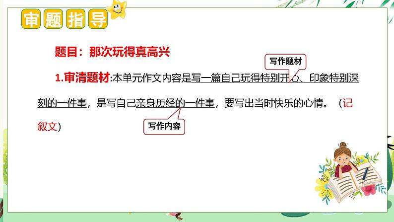 （统编版）小学语文三年级上册单元作文能力提升课件第八单元 习作：那次玩得真高兴第3页