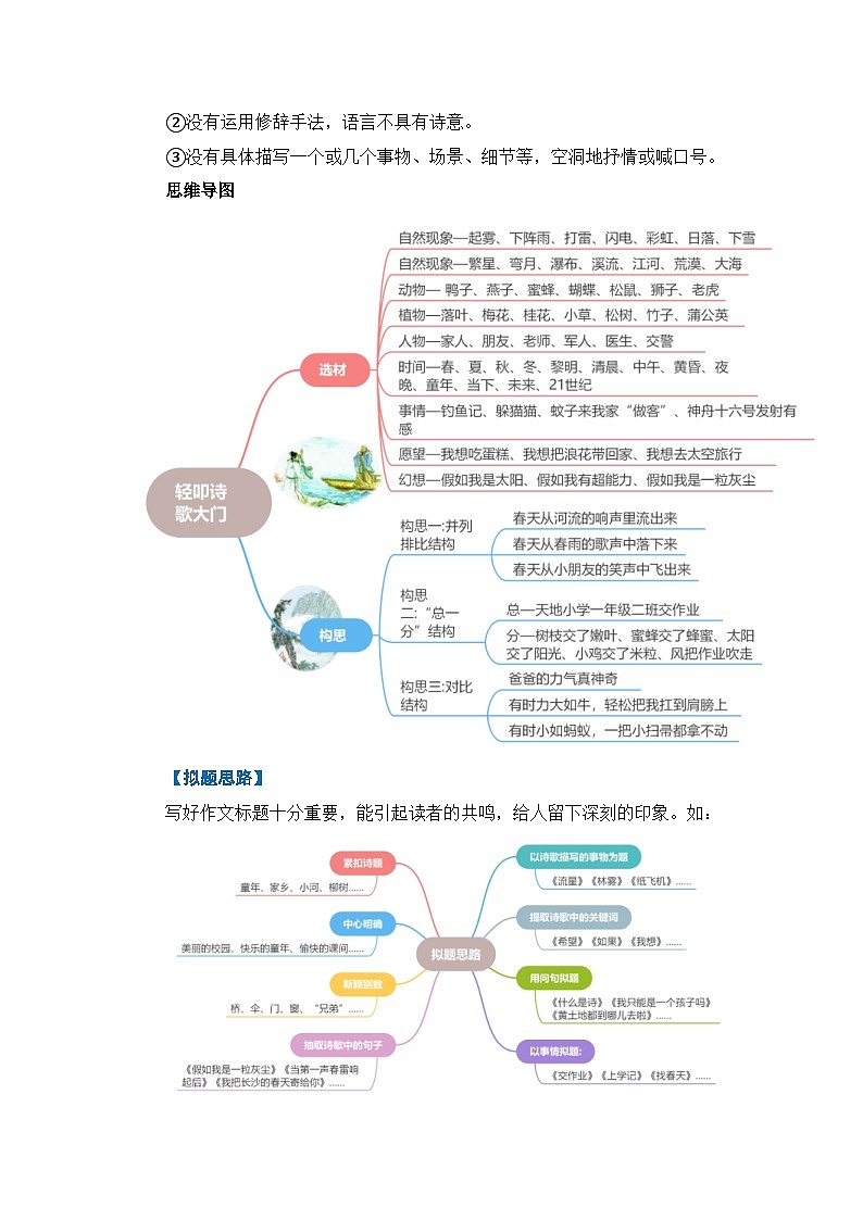 统编版小学语文四年级下册作文能力提升练习第三单元习作：轻叩诗歌大门（教学设计）（含答案）03