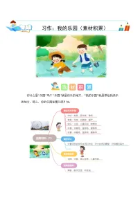 统编版(2024)四年级下册第一单元习作:我的乐园练习题