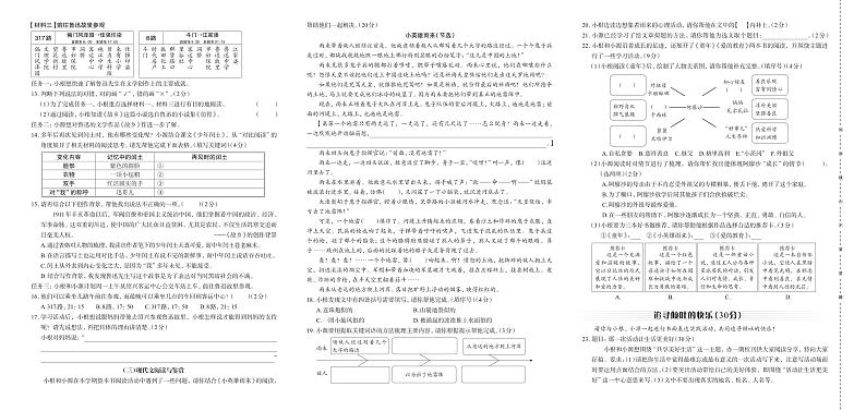 浙江省衢州市江山市、开化县2023-2024学年六年级上学期期末语文试题第2页
