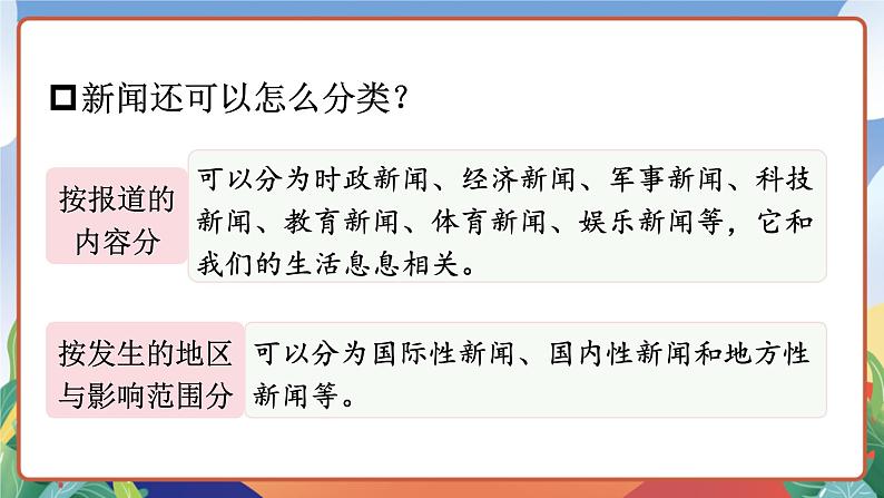 人教部编版语文四年级下册 口语交际：说新闻 课件+教案+学习单+素材07