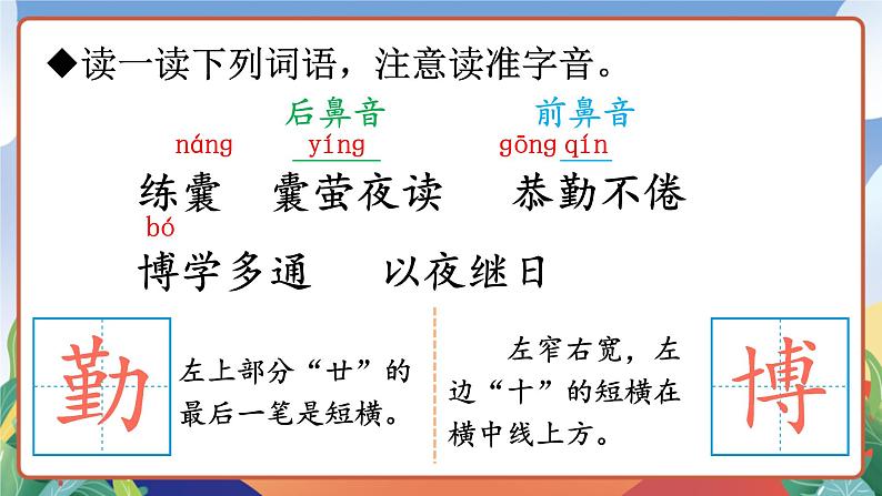 人教部编版语文四年级下册 18《文言文二则》课件+教案+学习单08