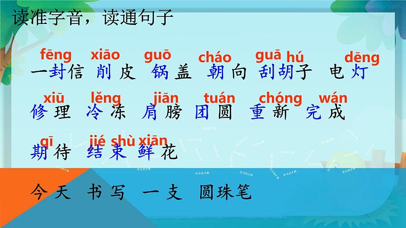 小学语文统编版二年级上册 6 一封信 课件第5页