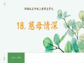统编版语文五年级上册第18课《慈母情深》课件
