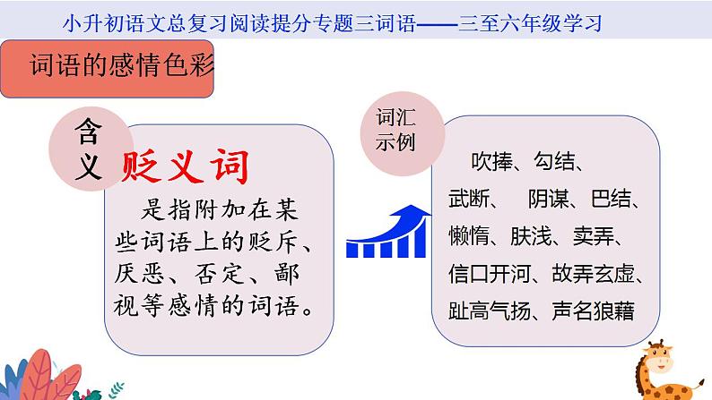 小升初2词语的感情色彩第6页