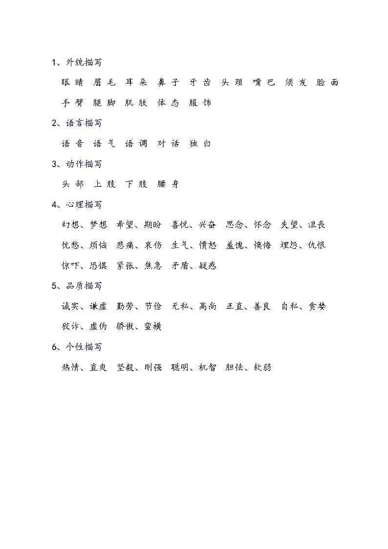 小学语文小升初好词好句好段作文知识点（一）第2页