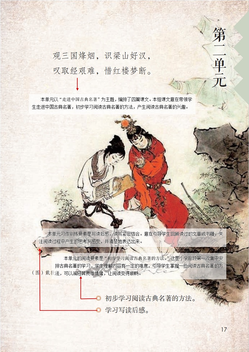 人教部编版语文五年级下册 第二单元 单元解读讲义01