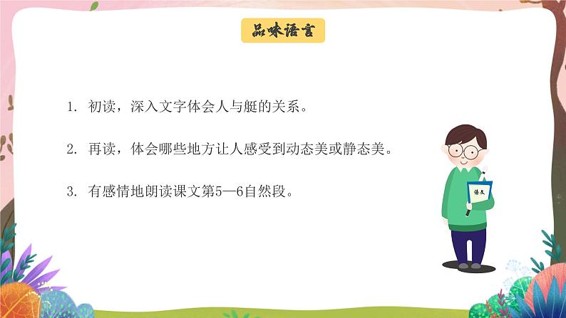 人教部编版语文五年级下册 第十八课《威尼斯的小艇》第二课时 课件+教案+分层练习+学习任务单06