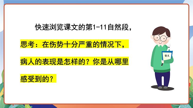 人教部编版语文五年级下册 11《军神》第二课时 课件第6页