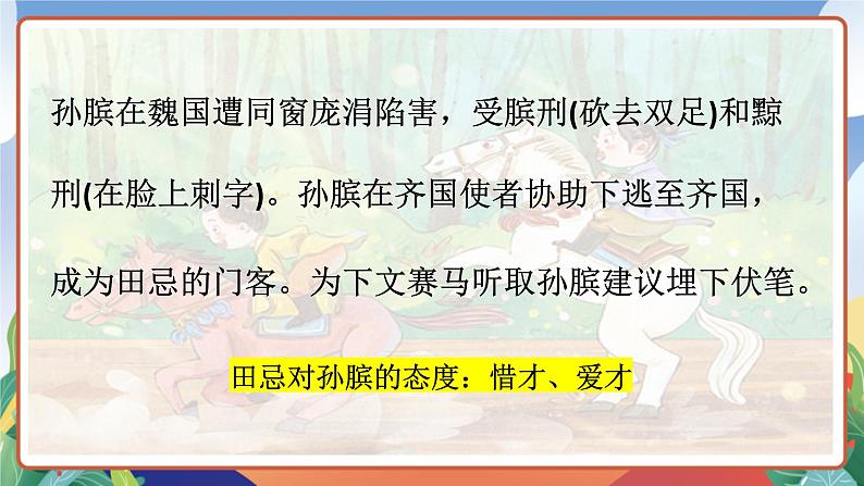 人教部编版语文五年级下册 16《田忌赛马》第二课时 课件第7页