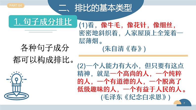 全国通用专题十四——排比修辞手法课件第7页