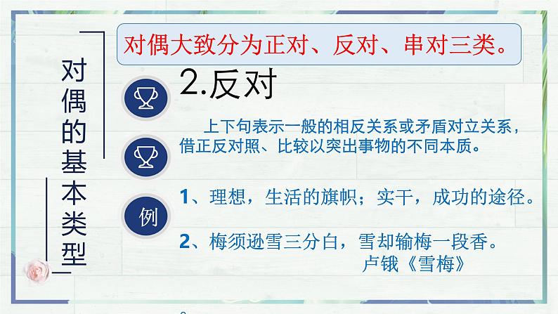 全国通用专题十五修辞手法对偶小升初总复习课件第5页