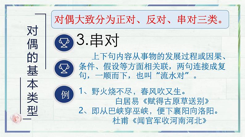 全国通用专题十五修辞手法对偶小升初总复习课件第6页