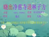 小学语文统编版二年级下册 晓出净慈寺送林子方 课件