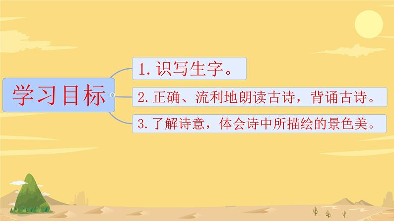 小学语文统编版二年级上册 登鹳雀楼 课件第3页