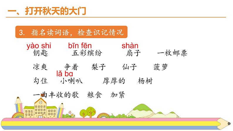 部编版语文三年级上6. 《秋天的雨》课件第4页