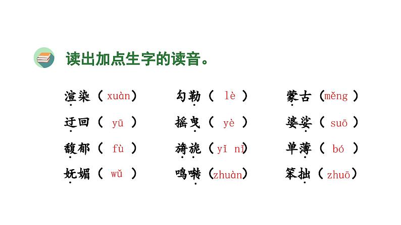 六年级上册语文 期末总复习（课件）字音字形+日积月累+课文梳理+语言实践 2024-2025学年统编版第4页