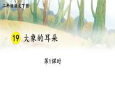 核心素养】部编版小学语文二下19 大象的耳朵 第1课时课件