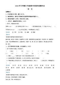 2024-2025学年湖南省邵阳市隆回县统编版六年级上册期中考试语文试卷（解析版）-A4