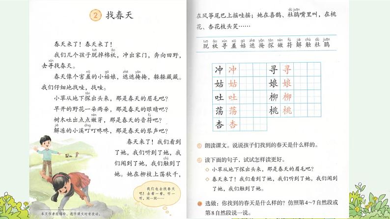 【核心素养】部编版小学语文二下  2 找春天课件第4页