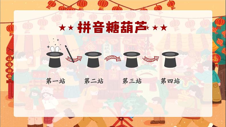 一上“蛇舞新春，赶个年味集”无纸笔测试（ppt考核加动画版本）第3页