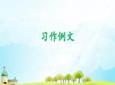 【核心素养】部编版小学语文六年级下册第三单元《习作例文》 课件+教案（含教学反思）