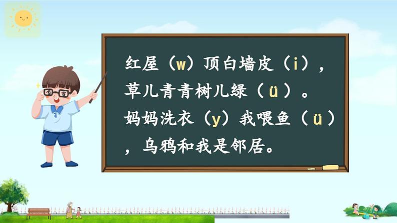 2024小学一年级上册第2单元汉语拼音2 i u ü y w（课件）第3页