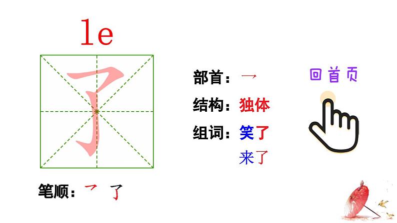 2024小学一年级上册第5单元1 秋天（笔顺）课件第2页