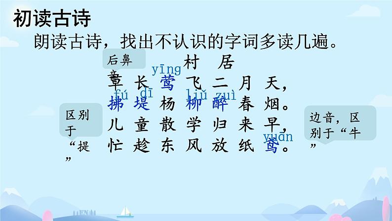 1古诗二首 咏柳 （课件）-2024-2025学年语文二年级下册统编版第6页