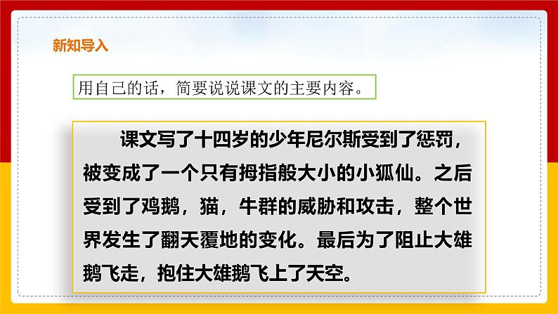 部编版语文六年级下册 6.《骑鹅旅行记》 课件第8页