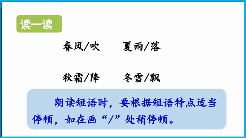 统编版(2024)语文一年级下册--识字1《春夏秋冬》第2课时（课件）第4页